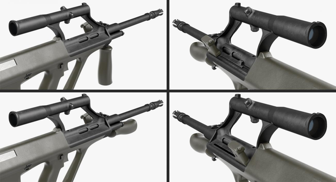 AUG Steyr A1 Austrian Carbine 3D model