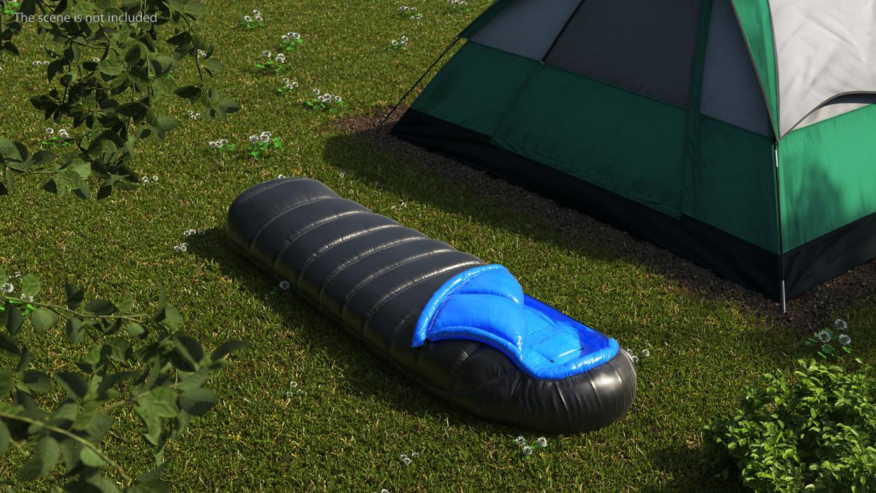 3D Deployed Sleeping Bag