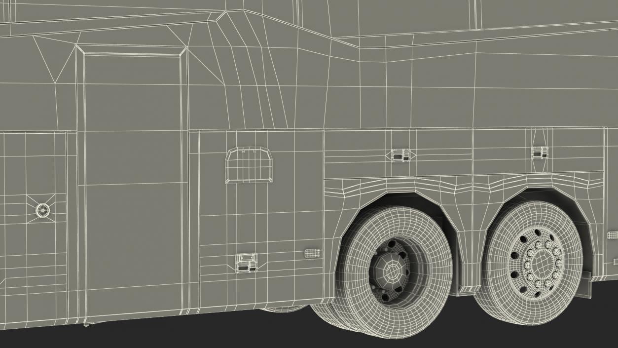 3D Volvo 9900 Bus Rigged