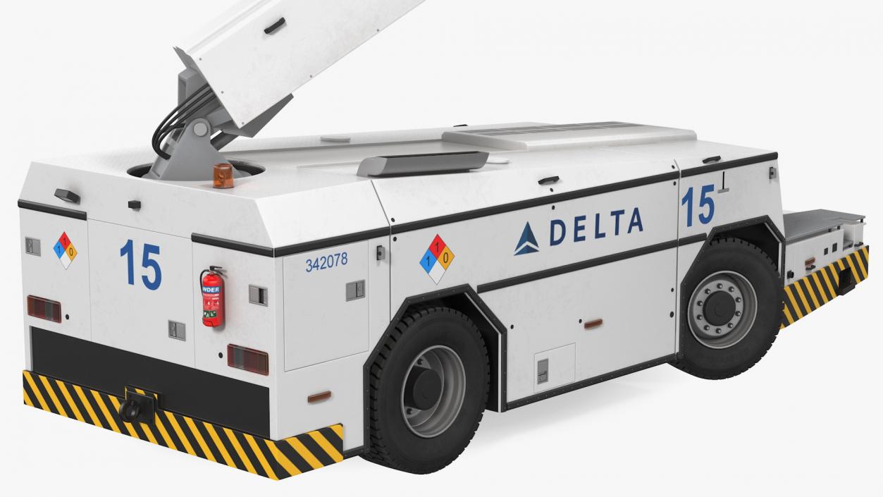 3D model Safeaero 220 Deicing Vehicle Working Position