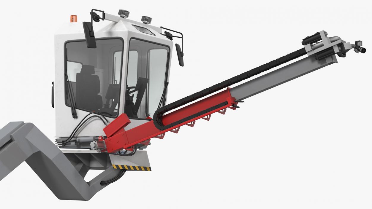 3D model Safeaero 220 Deicing Vehicle Working Position