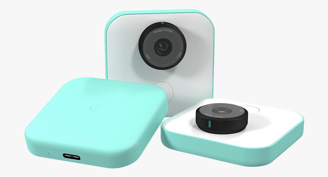 3D Google Clips Wireless Camera model