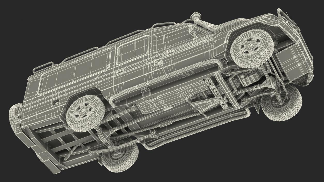 Toyota Land Cruiser Safari Beige 3D