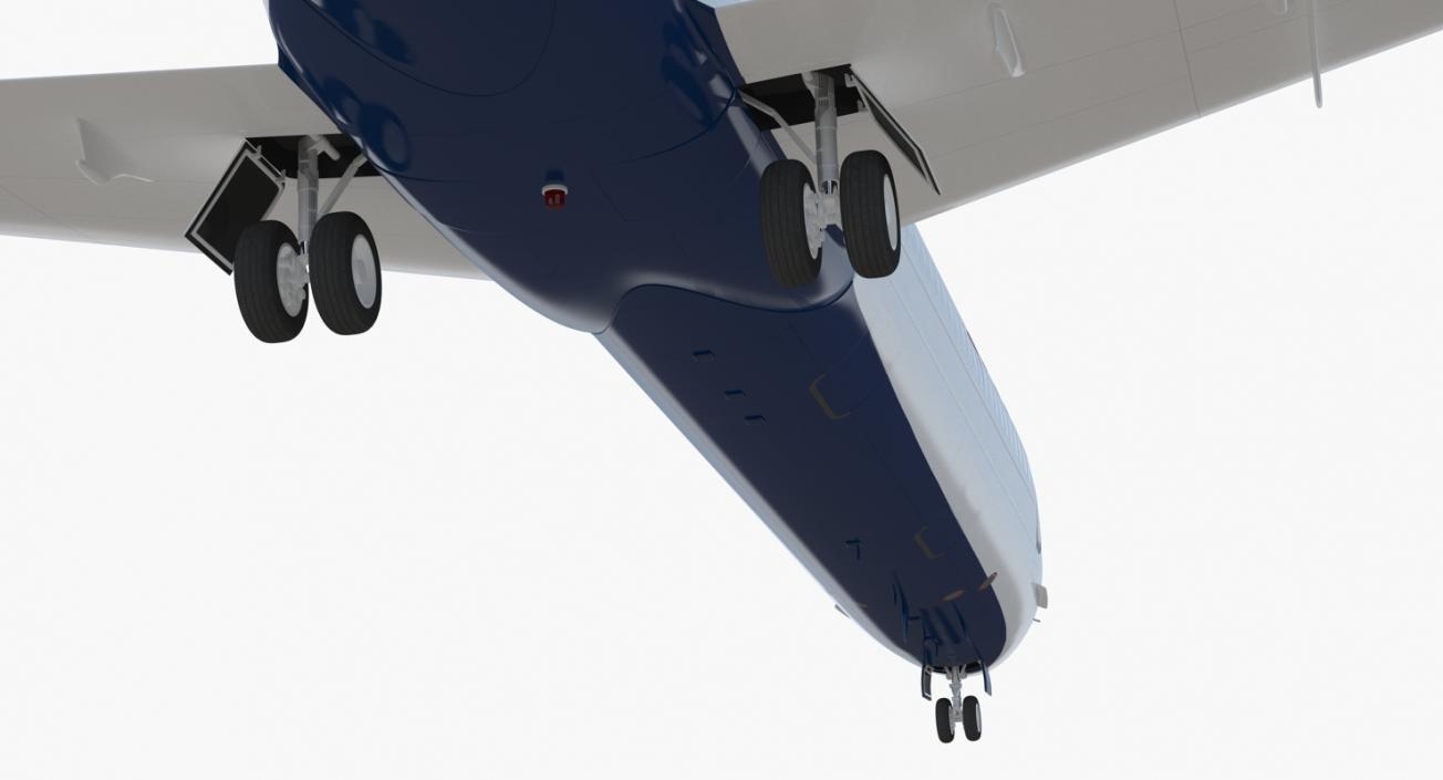 3D McDonnell Douglas MD-88 Delta Rigged