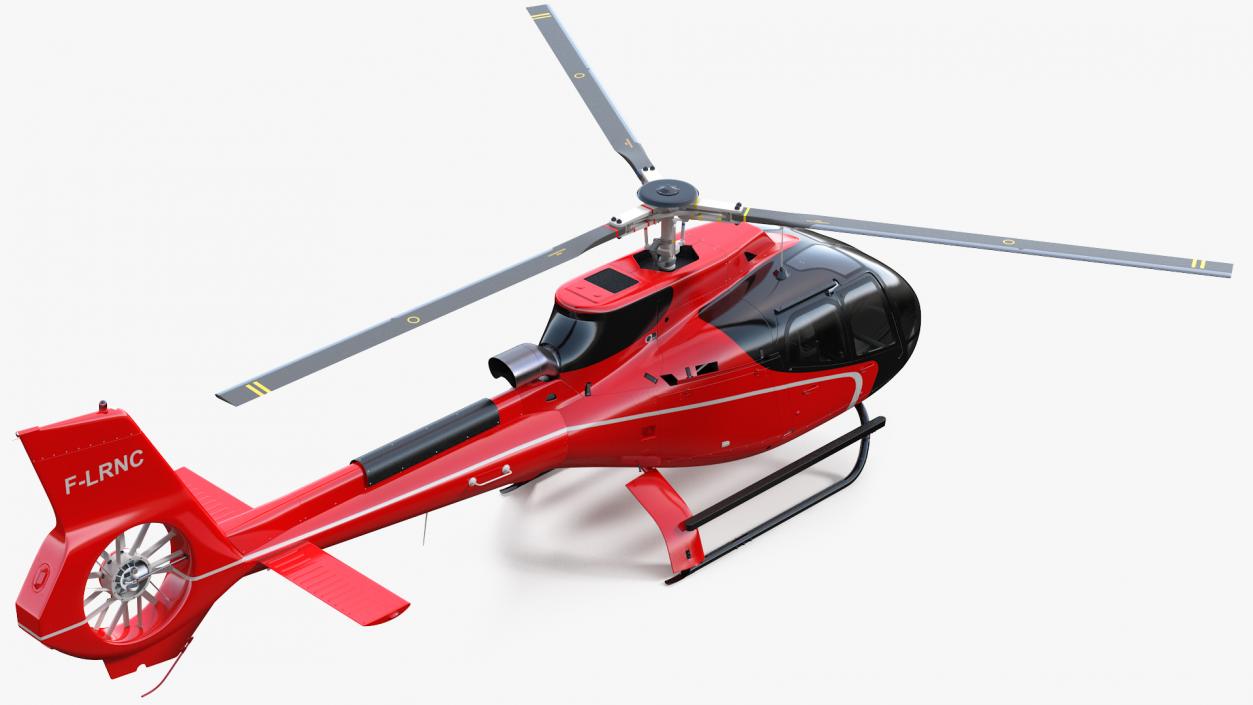3D Civil Helicopter Airbus H130 model