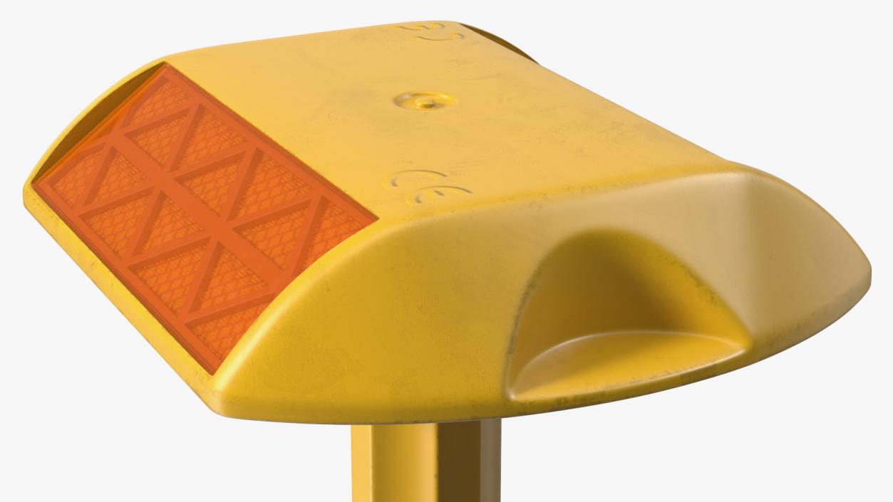 Raised Pavement Marker Orange 3D model