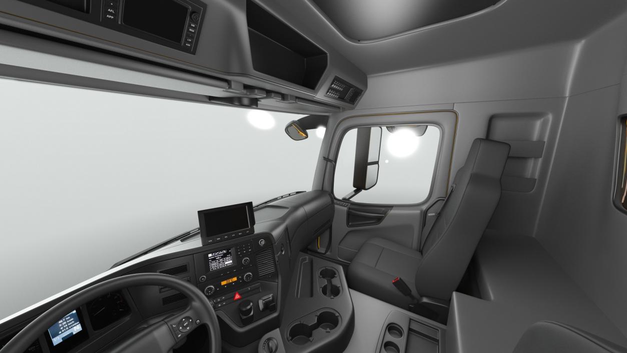 Mercedes Benz 8x6 Arocs Gritter Truck 3D