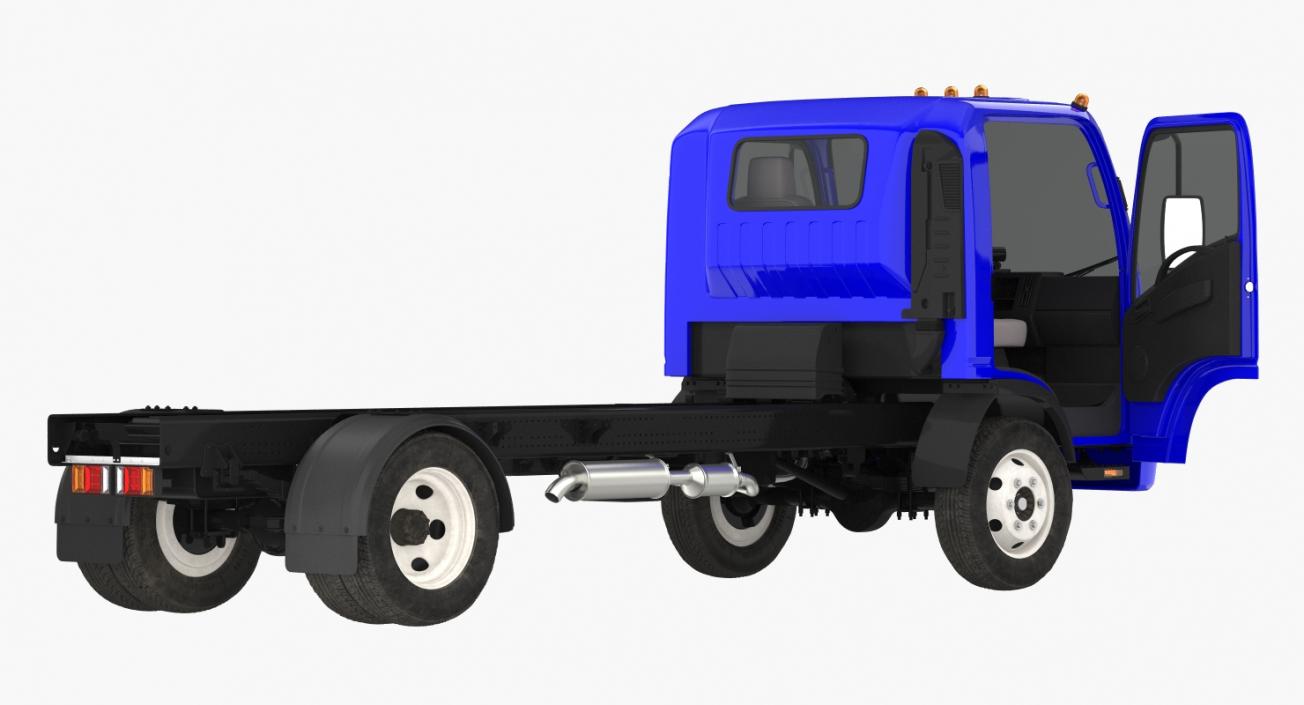 3D Commercial Truck Generic Rigged