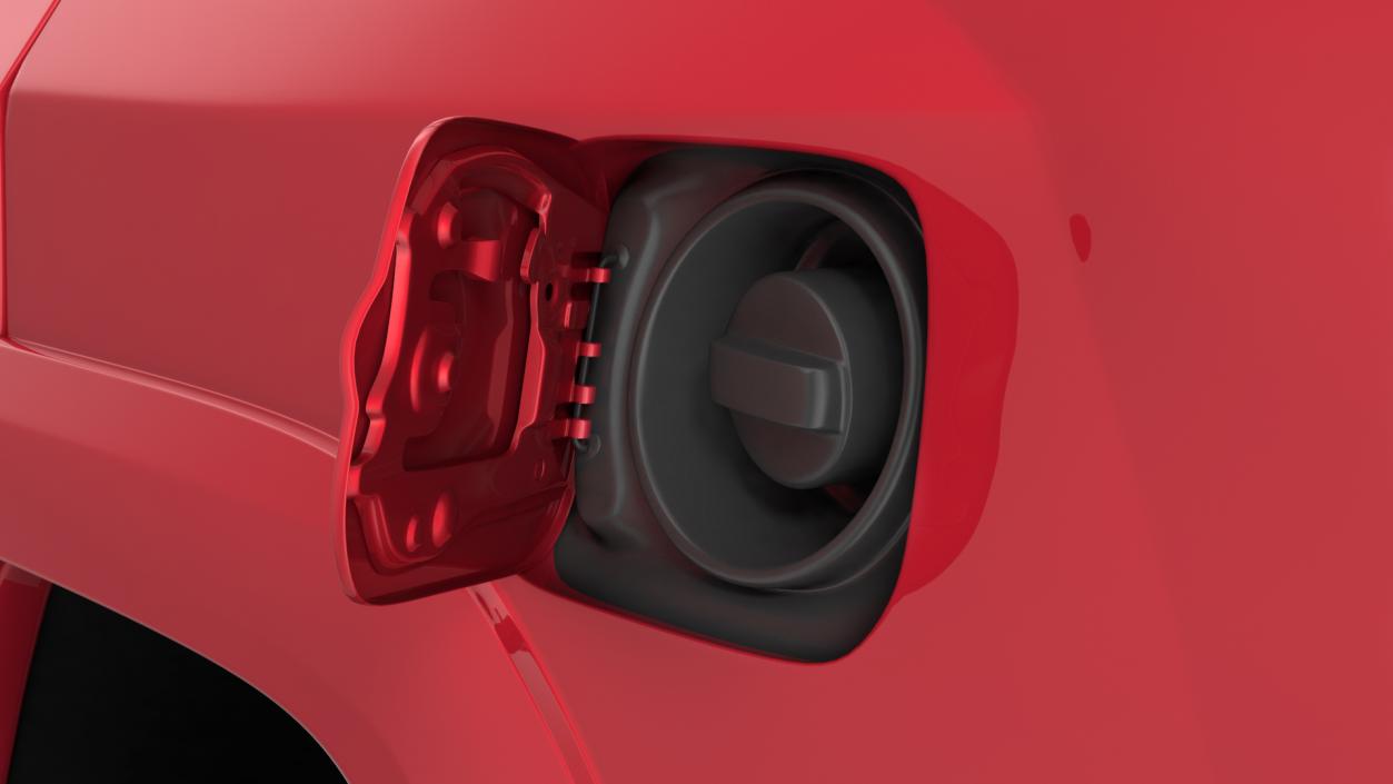 Toyota 4Runner TRD Pro Red Metallic 2021 Rigged 3D