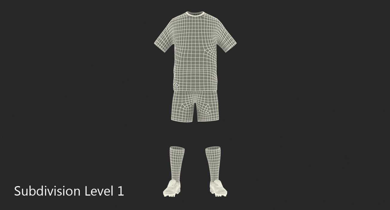 Soccer Uniform 3D model