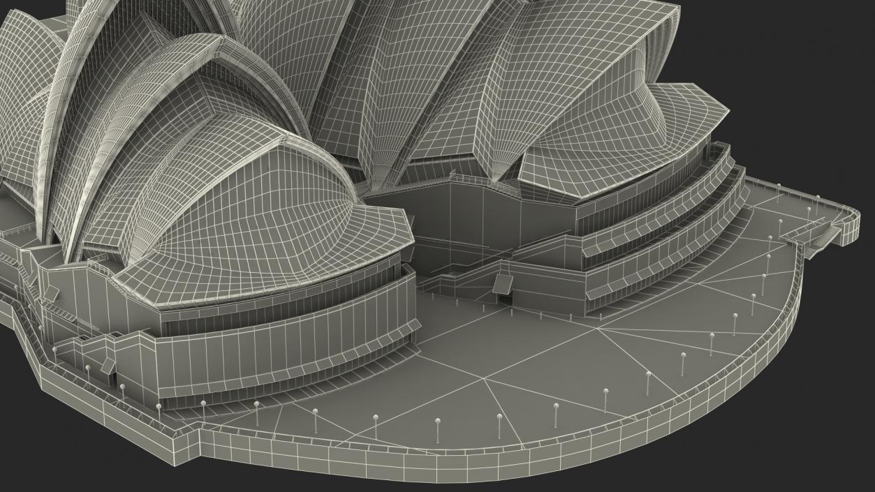 3D Sydney Opera House Performing Arts Centre
