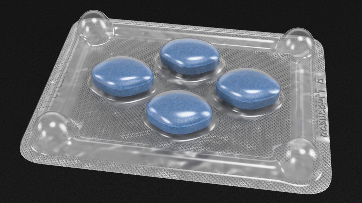 Viagra Blister Pack Full 3D model