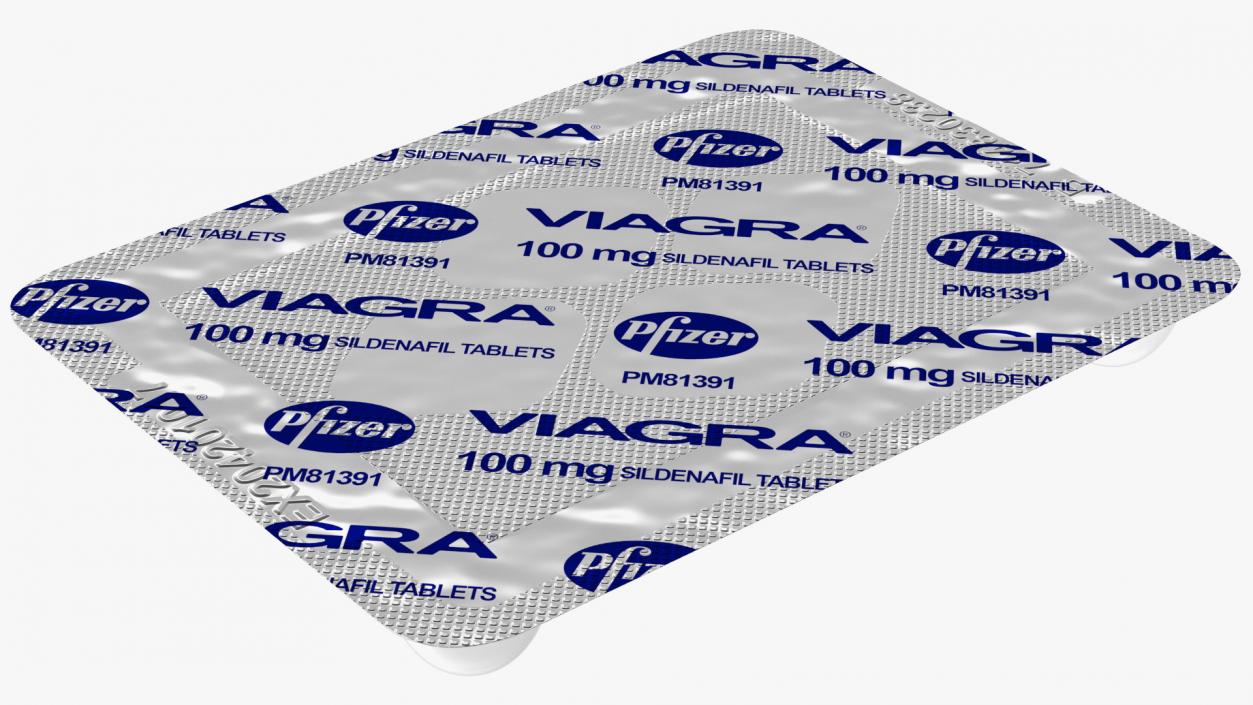 Viagra Blister Pack Full 3D model