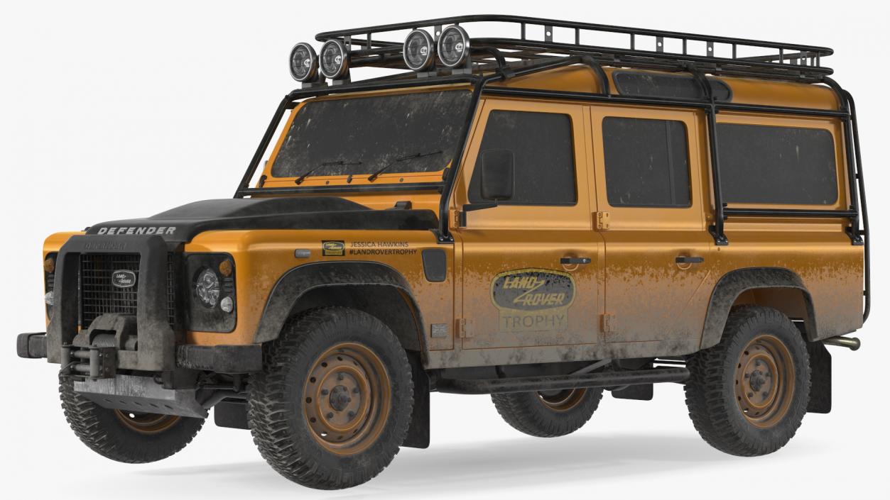 Land Rover Defender Exterior Only Dirty 3D model