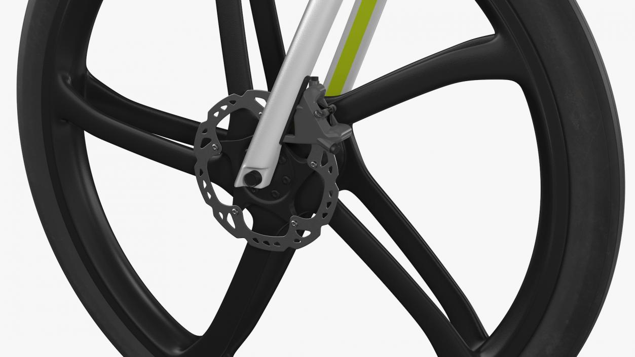 Superstrata E Carbon Electric Bike White Rigged 3D