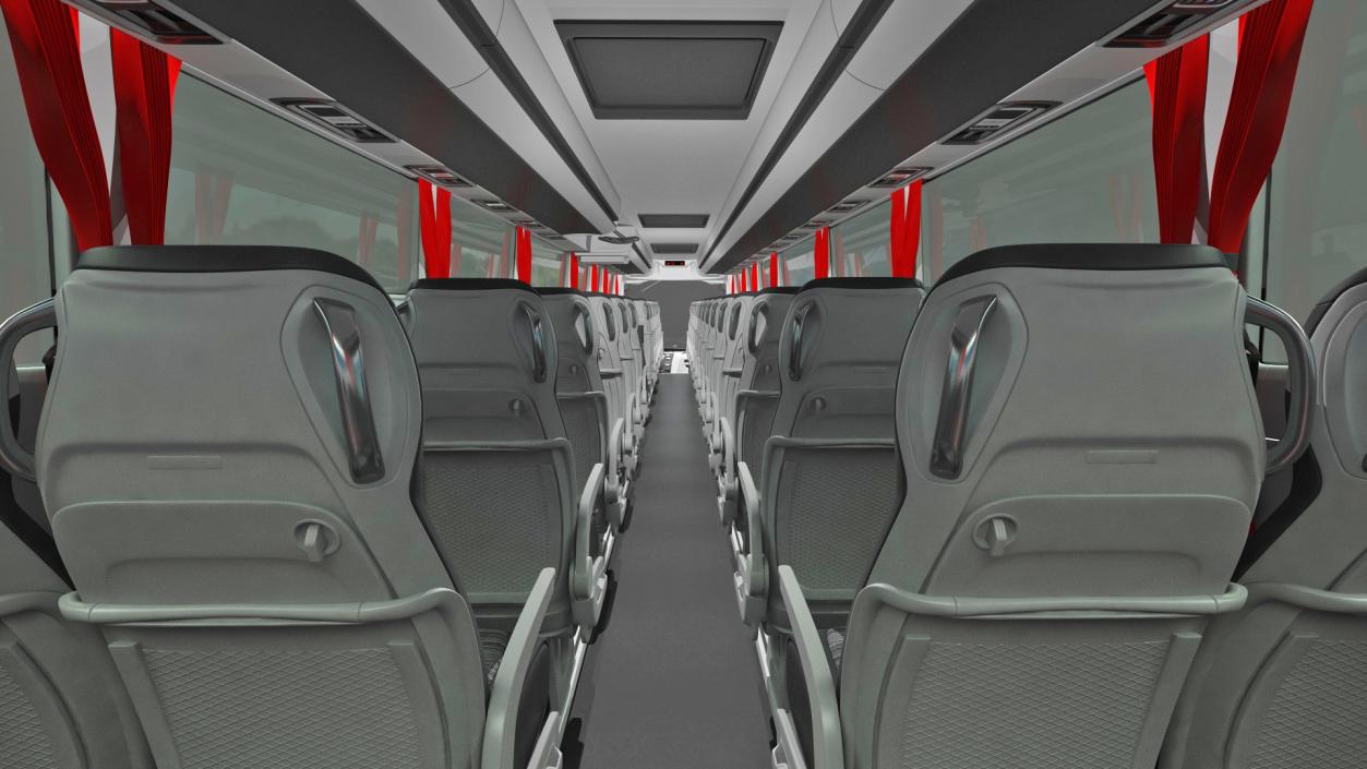 3D Luxury Coach Tour Bus Rigged model