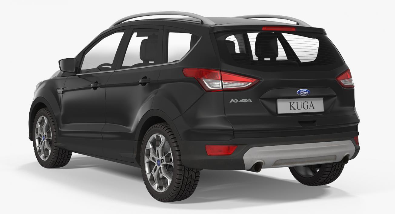 3D model Ford Kuga FWD 2016 Rigged