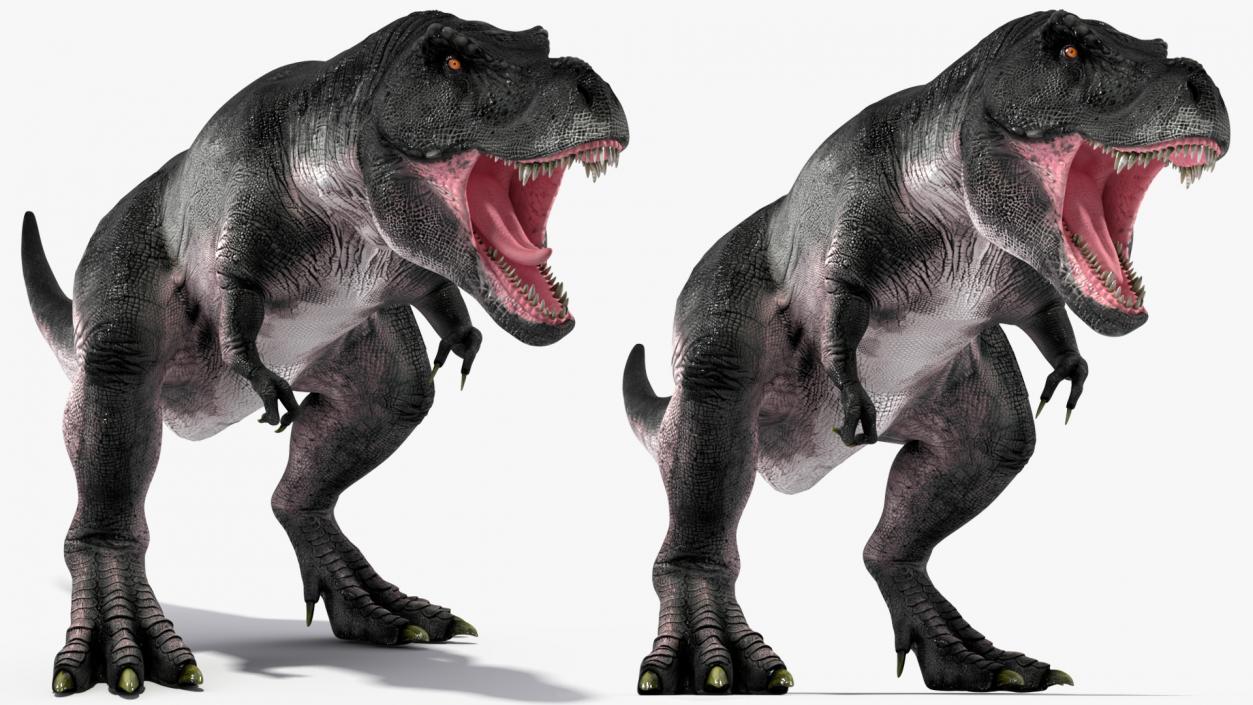 3D T Rex Rigged for Cinema 4D