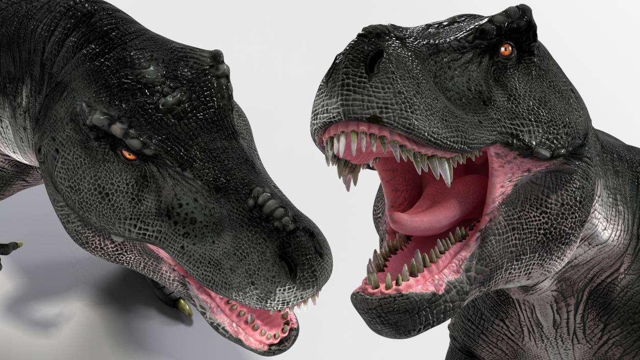 3D T Rex Rigged for Maya