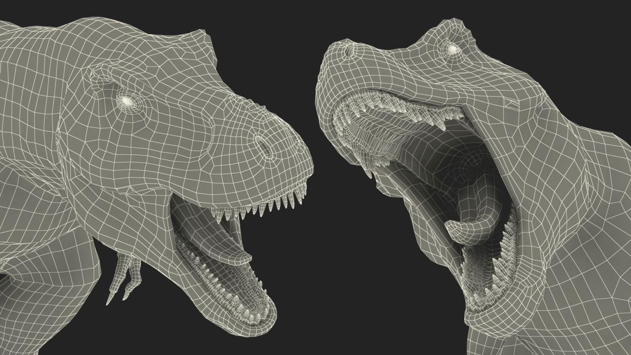 3D T Rex Rigged for Cinema 4D