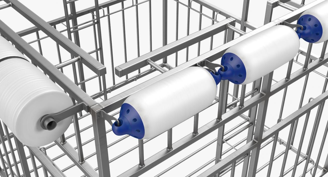 Shark Cage Diving Rigged 3D model