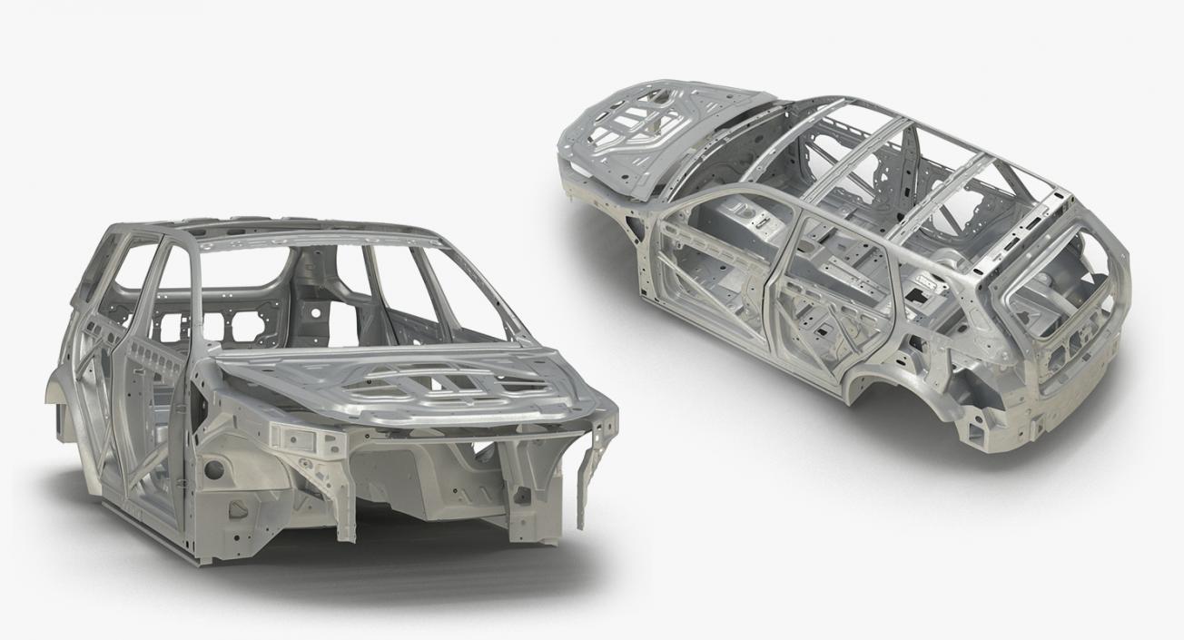 3D Car Frames Collection 3D model