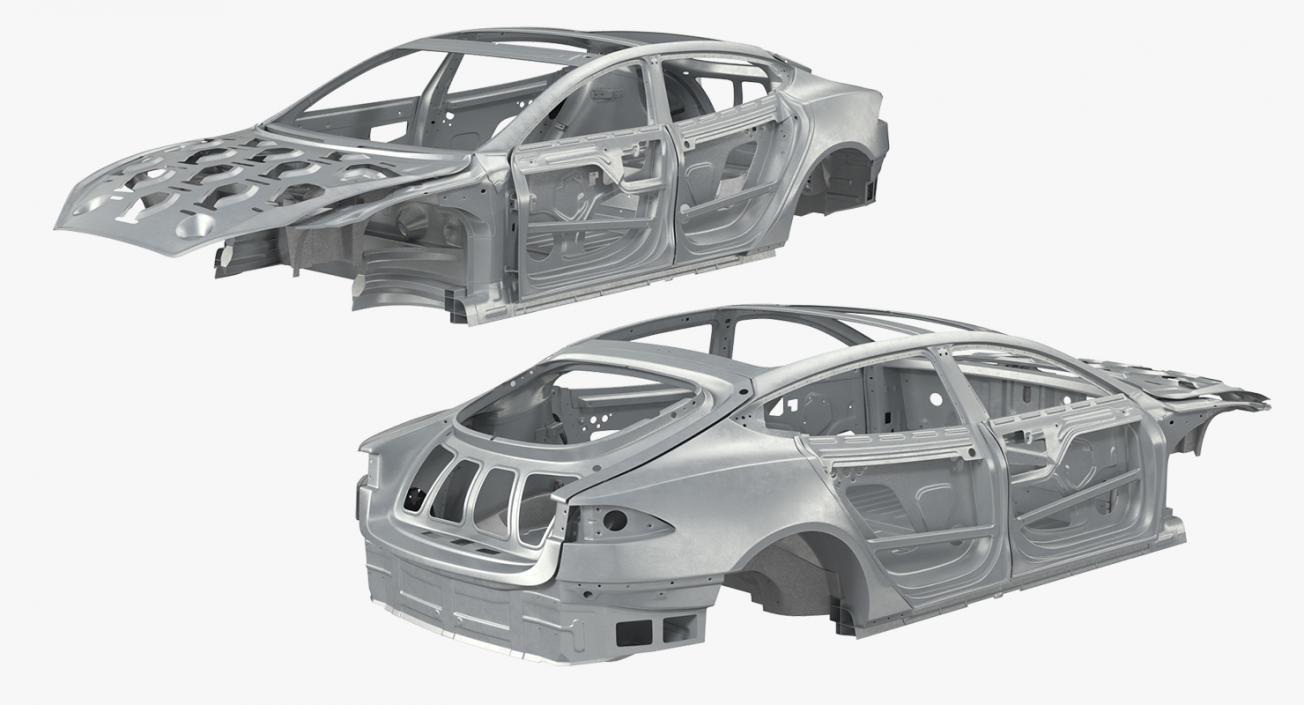 3D Car Frames Collection 3D model