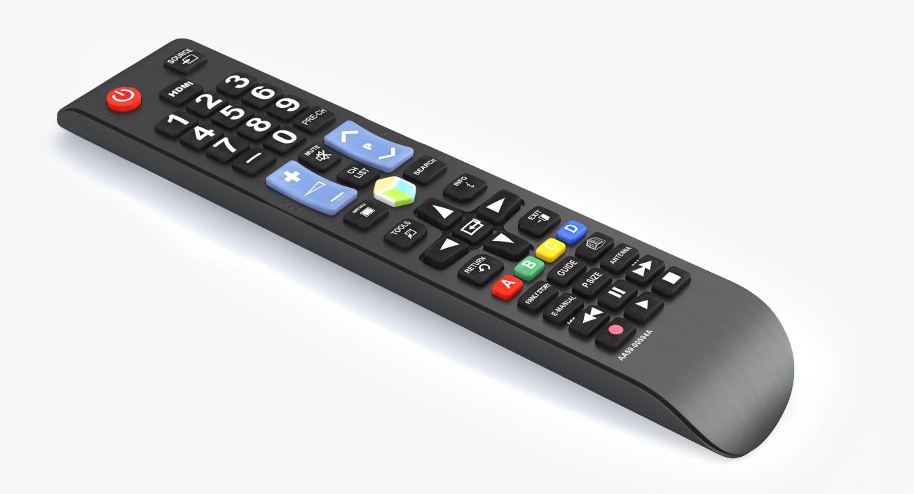 3D model Samsung TV Remote Control