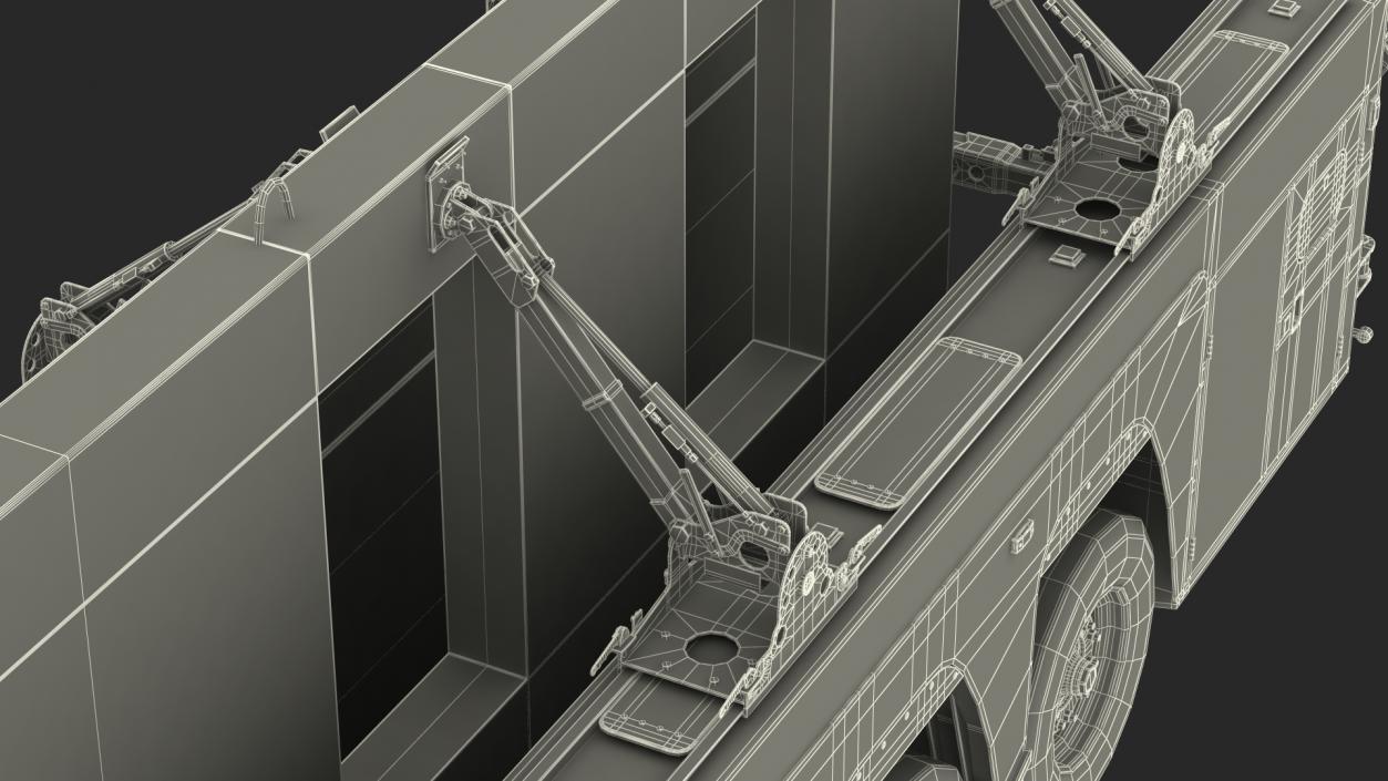 Faymonville Prefamax Inloader Semi Trailer with Concrete Panel 3D