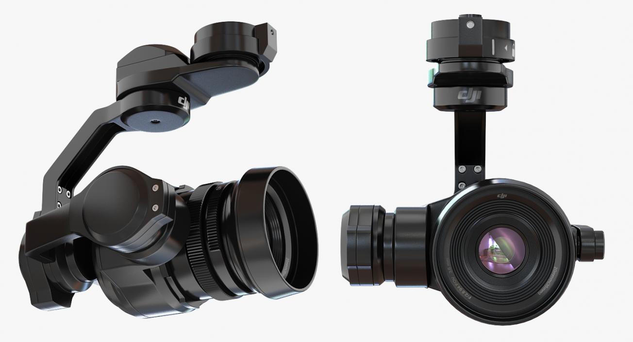 3D DJI Inspire 1 Quadcopter Black Edition model