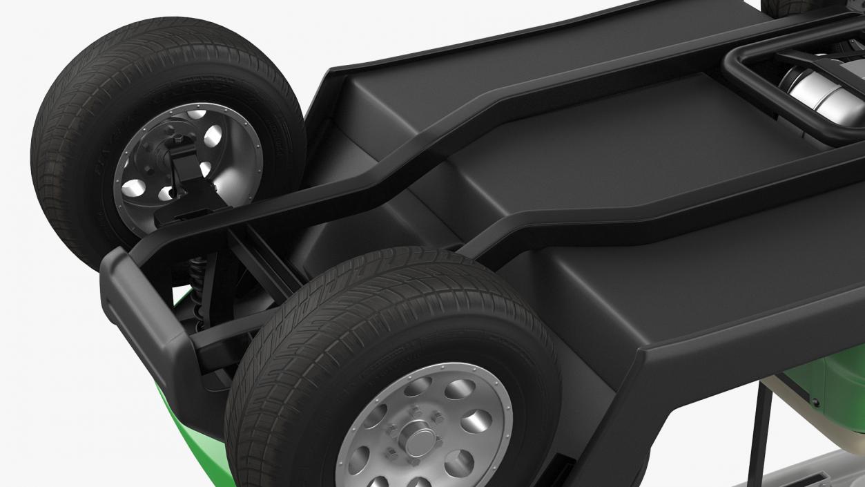 3D Golf Car with Gas Motor model