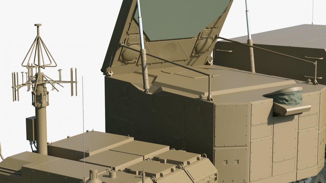 Desert Flap Lid B S300 Missile Guidance Radar Rigged 3D