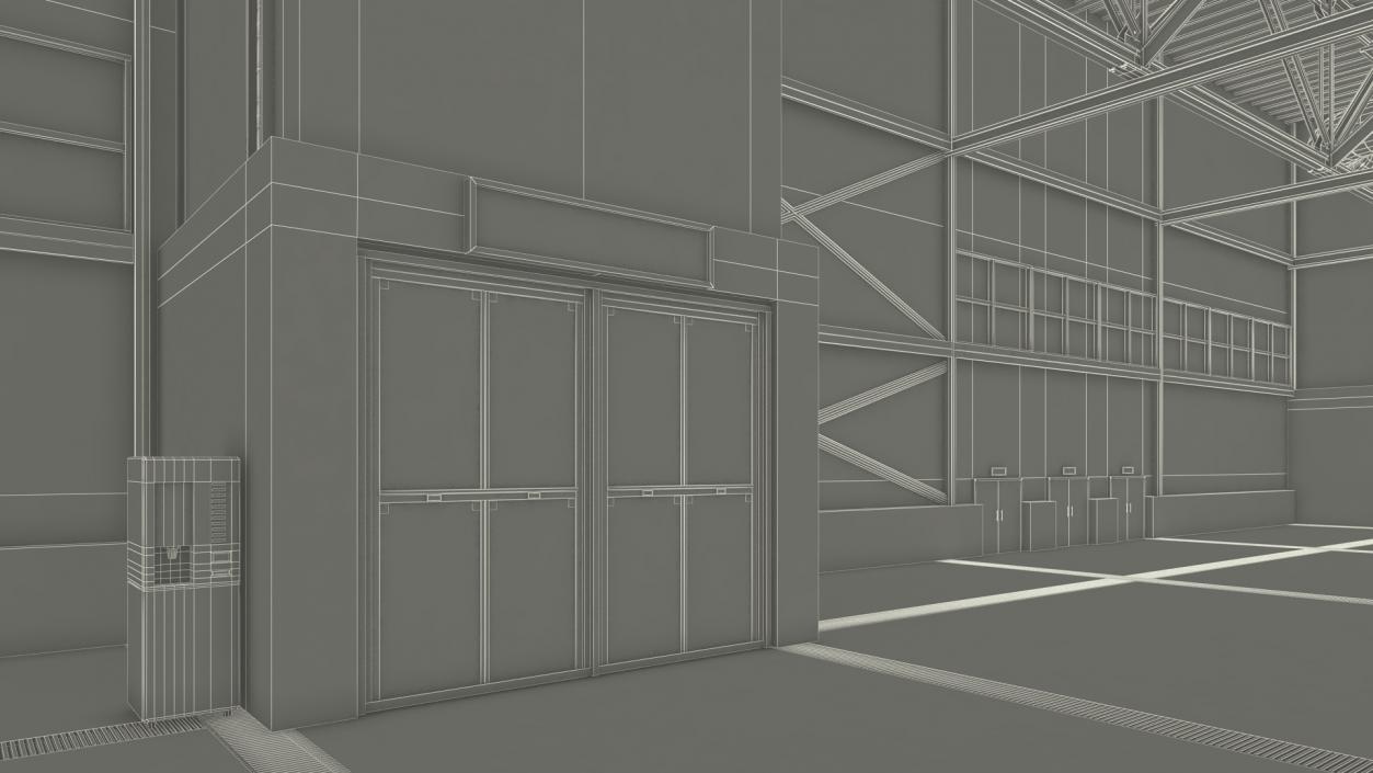 Interior Exhibition Hall 3D model