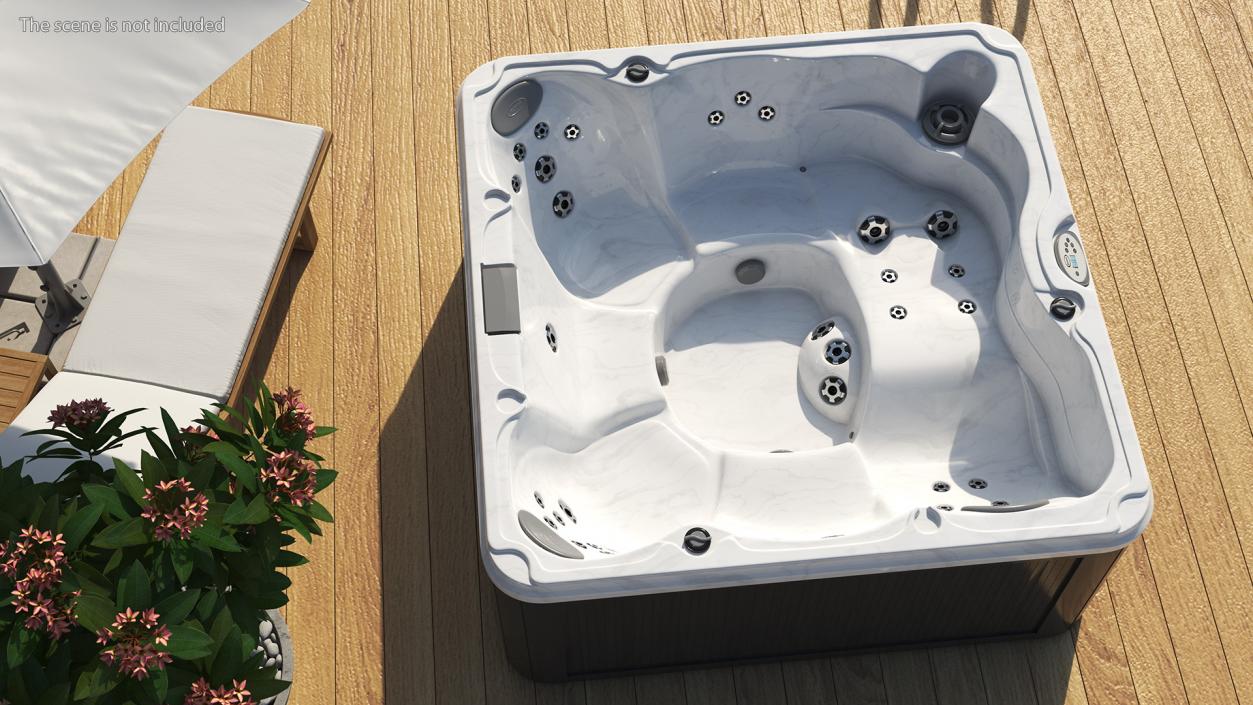 3D model JACUZZI J235 Hot Tub Grey