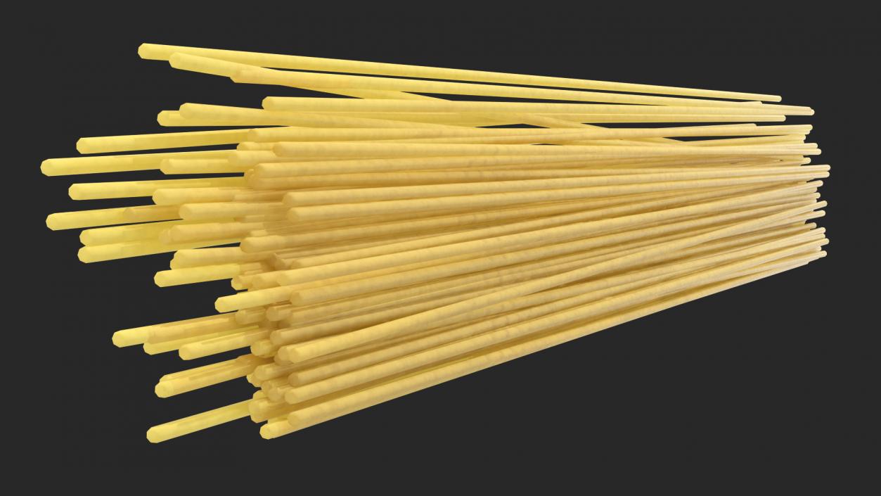 3D Spaghetti Pasta Box Template model