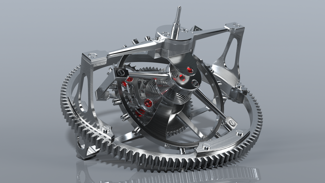 3D model Tourbillon Mechanism