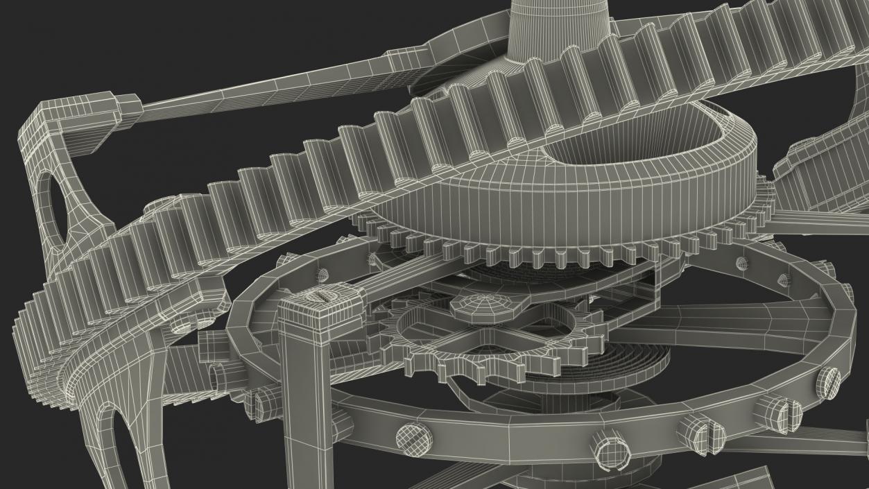 3D model Tourbillon Mechanism