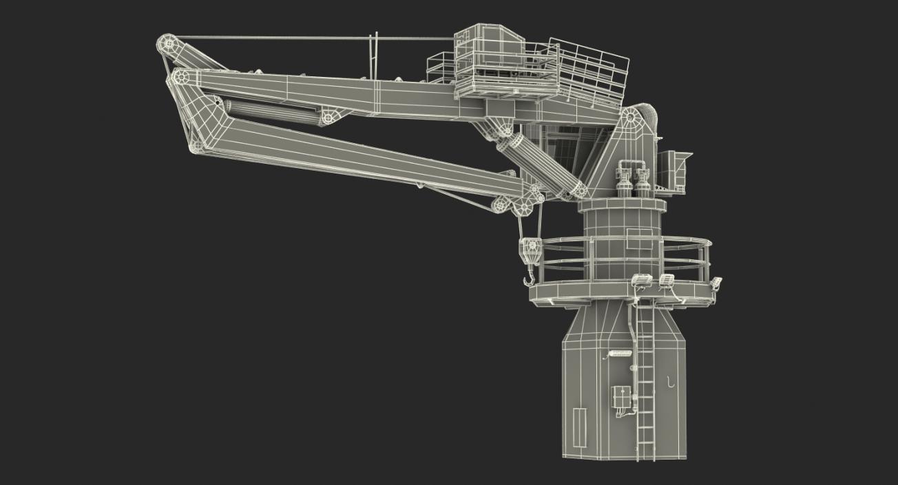 3D Crane on Ship model