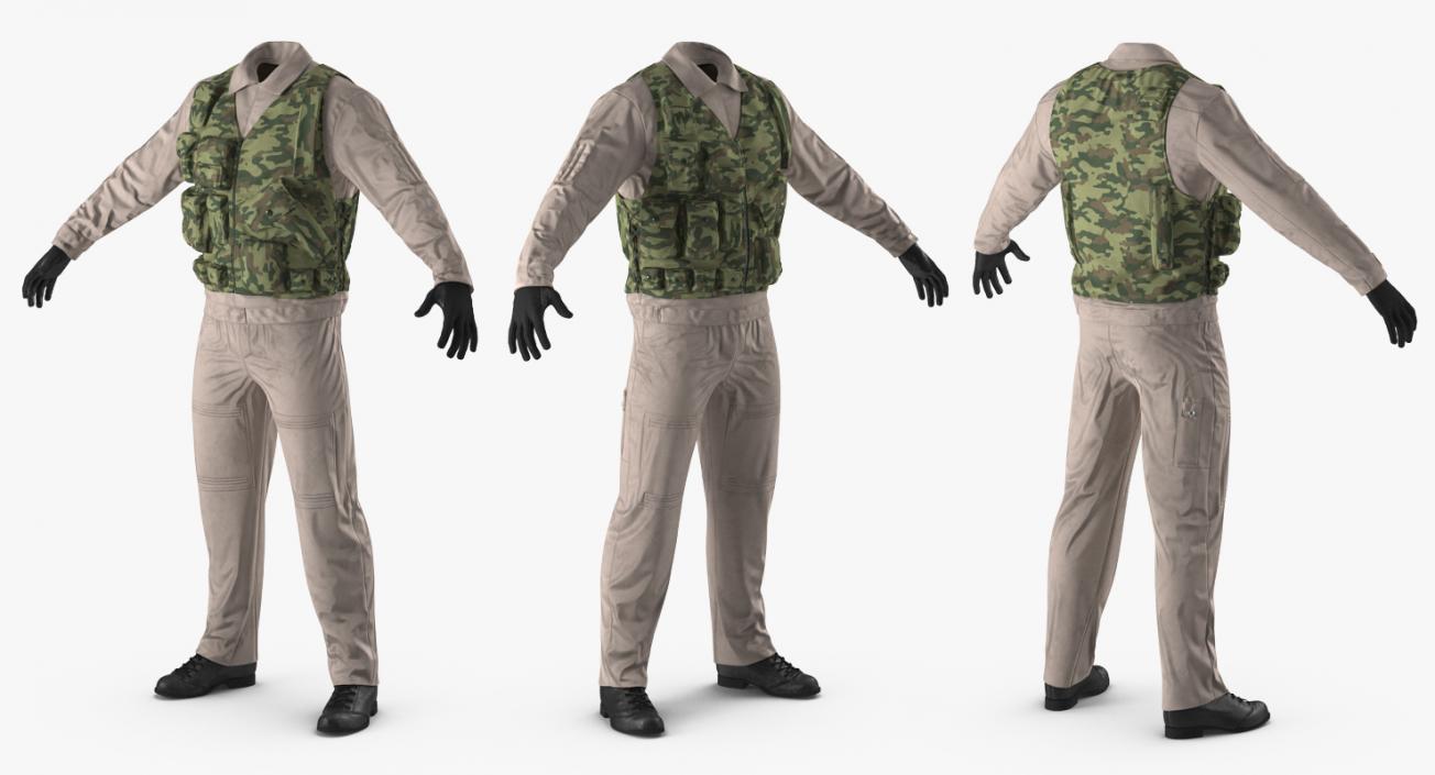 3D Military Uniform