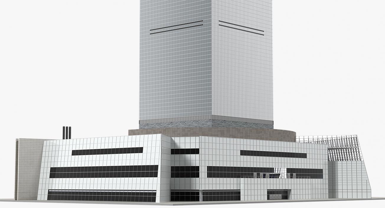 Shanghai World Financial Center Skyscraper 3D