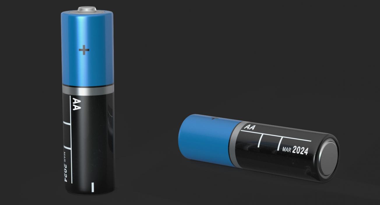 3D model AA Battery