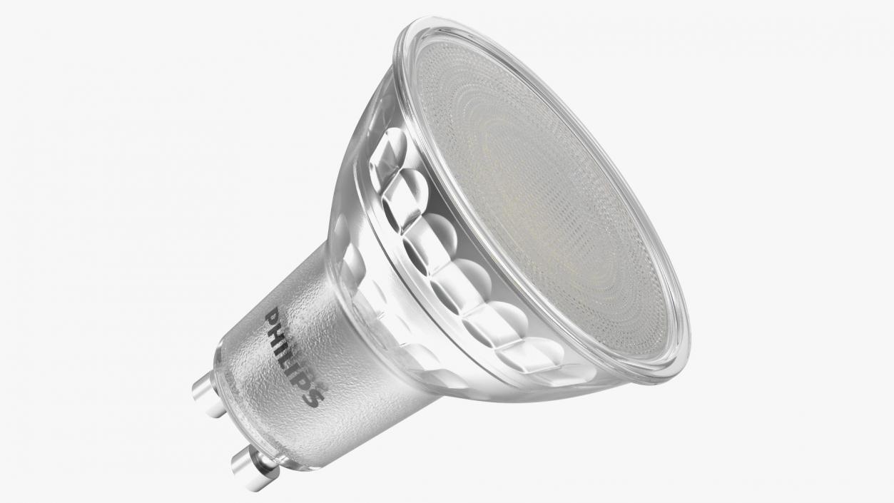 Philips GU10 4W Warm Glow LED Bulb 3D model