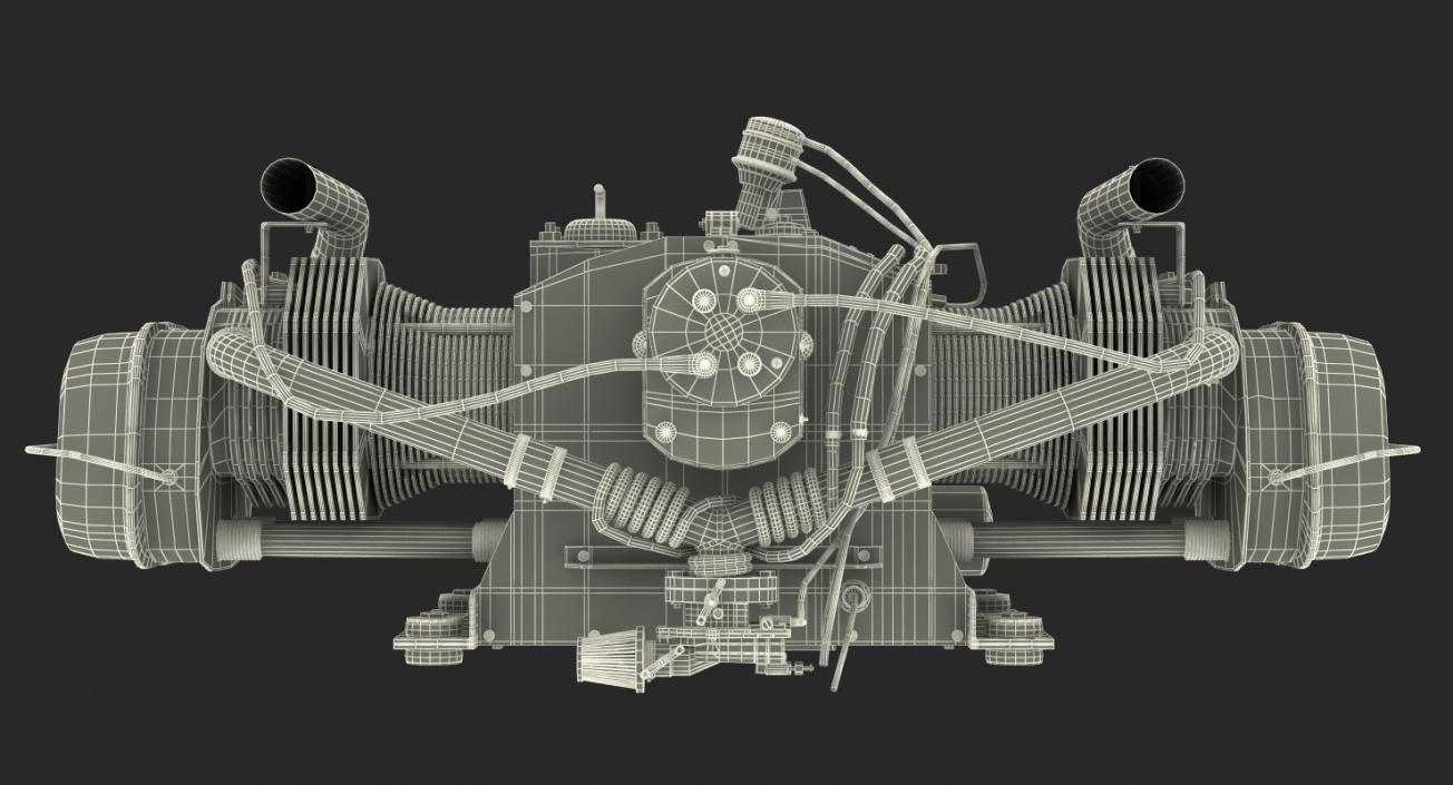 3D Small Airplane Engine