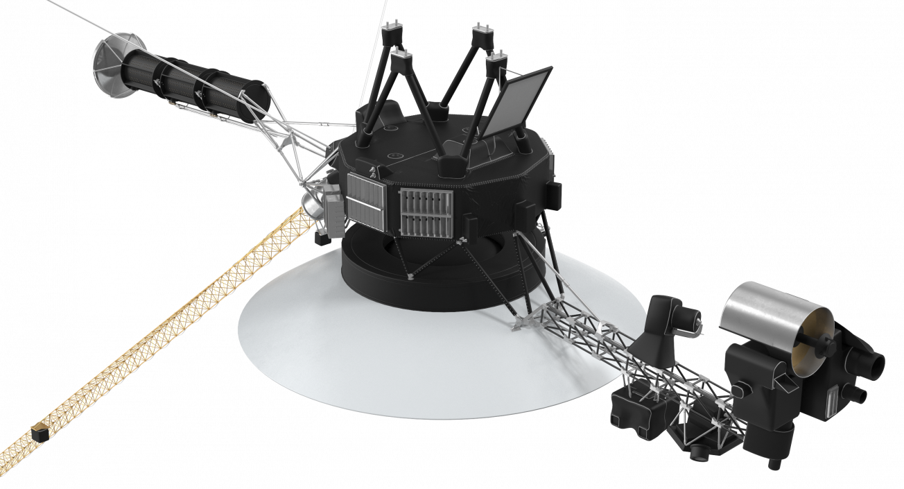 Voyager Spacecraft Probe 3D model