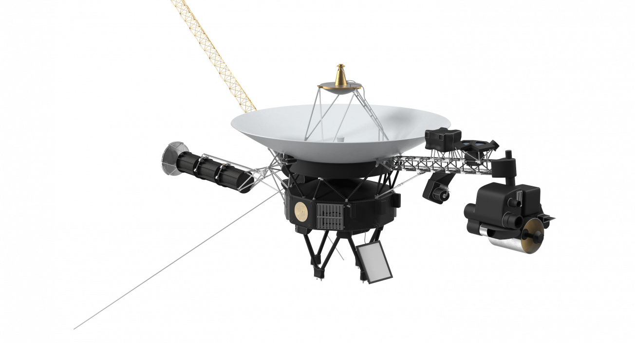 Voyager Spacecraft Probe 3D model