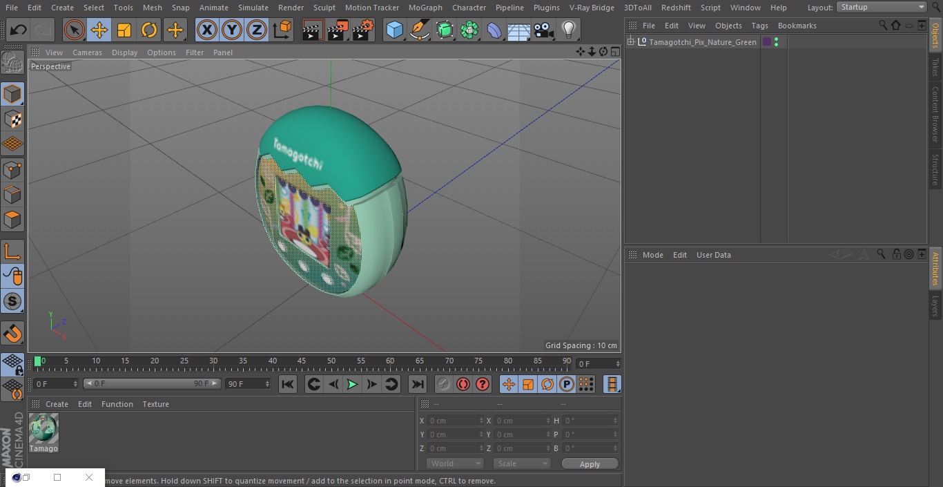 360 view of Tamagotchi Pix 3D model - 3DModels store