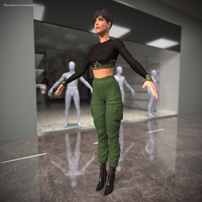 3D model Womens City Style Clothes