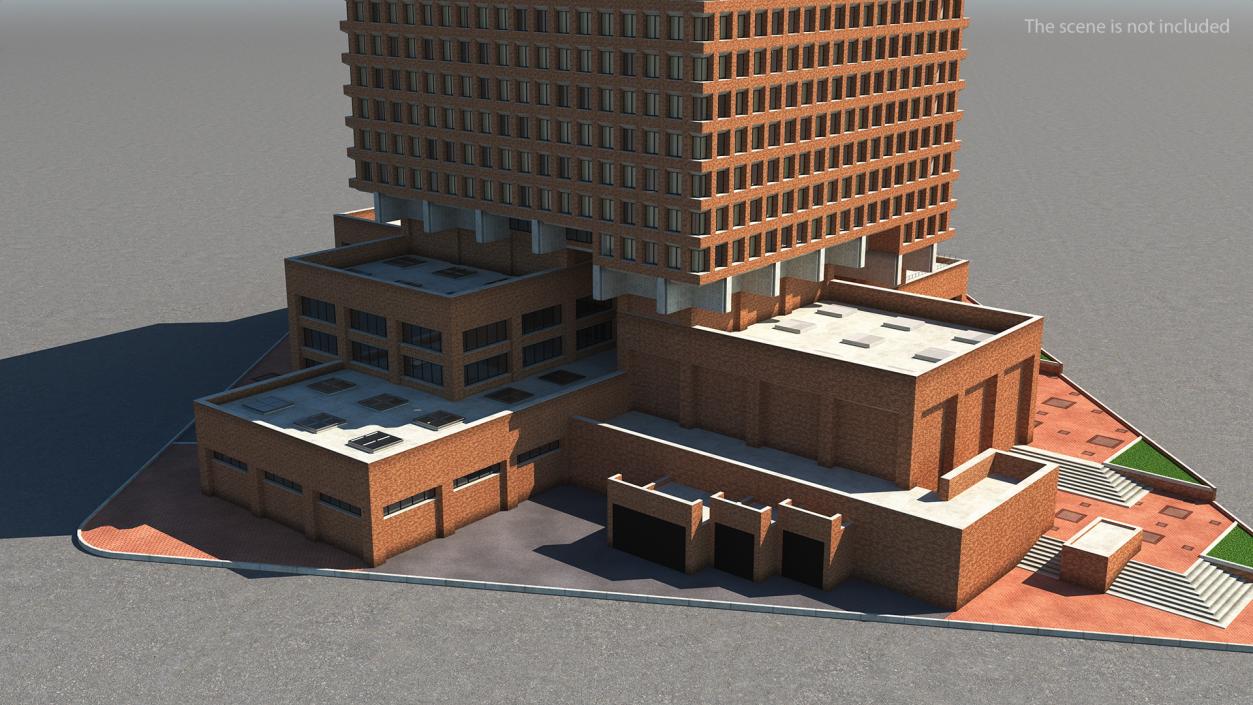 Headquarters of NYPD Building 3D model