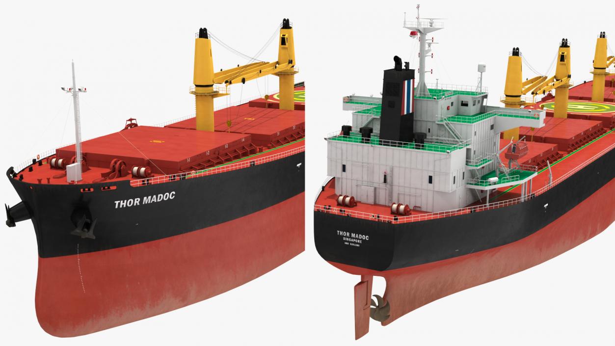 3D Bulk Carrier Ship Thor Madoc model