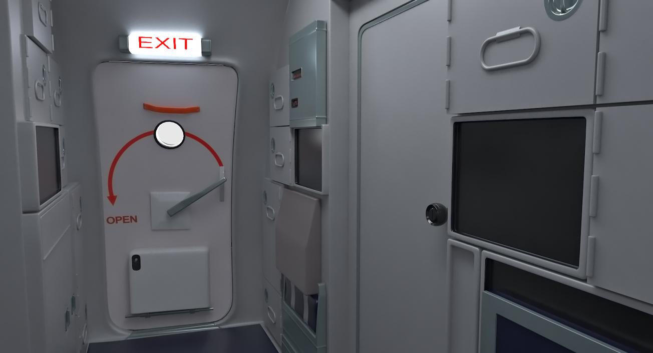 First Class Passenger Cabin 3D